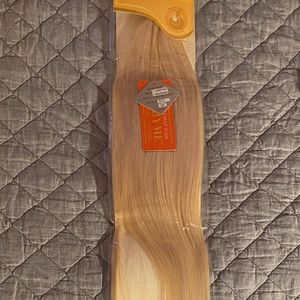 Hand Tied Human Hair Extensions 22" Blonde
